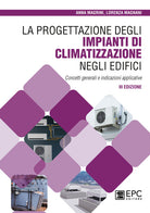 Cover of progettazione degli impianti di climatizzazione negli edifici