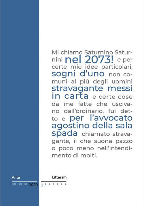 Cover of Nel 2073! Sogni d'uno stravagante