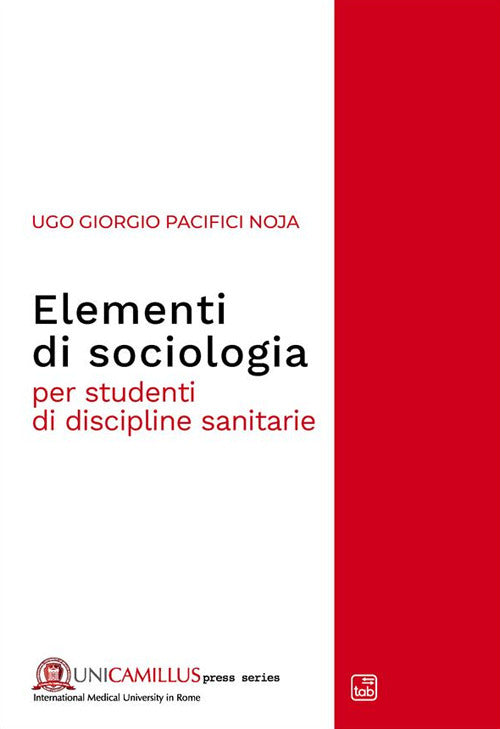 Cover of Elementi di sociologia. Per studenti di discipline sanitarie