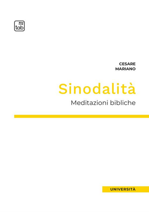 Cover of Sinodalità. Meditazioni bibliche