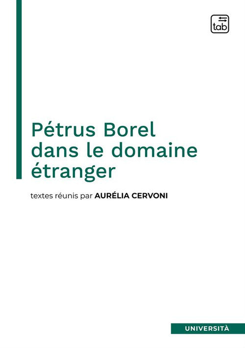 Cover of Pétrus Borel dans le domaine étranger