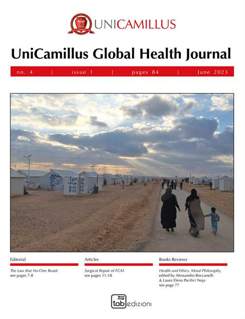 Cover of UGHJ. UniCamillus Global Health Journal