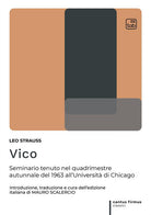 Cover of Vico. Seminario tenuto nel quadrimestre autunnale del 1963 all'Università di Chicago