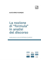 Cover of nozione di «formula» in analisi del discorso