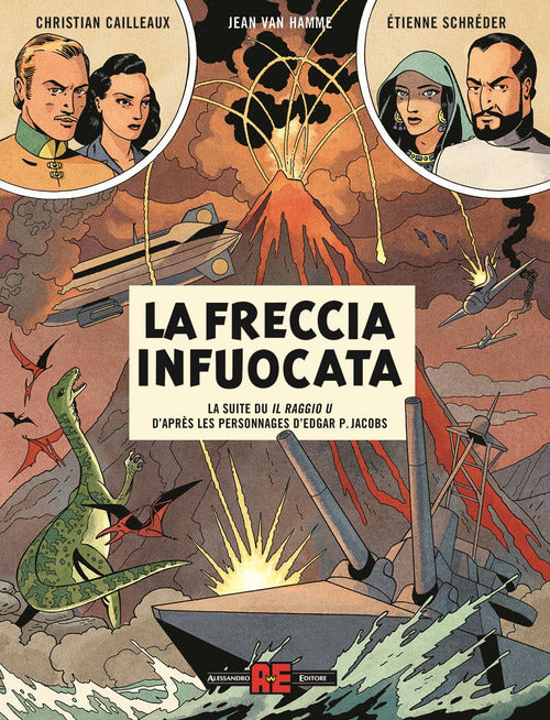 Cover of freccia infuocata. Prima di Blake & Mortimer