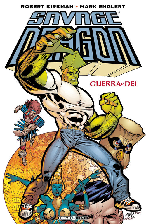 Cover of Guerra di dei. Savage Dragon