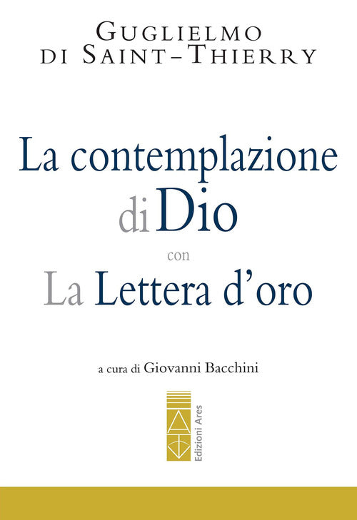 Cover of Contemplazione di Dio-La Lettera d'oro