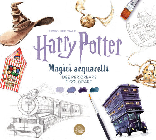 Cover of Harry Potter. Magici acquarelli. Idee per creare e colorare