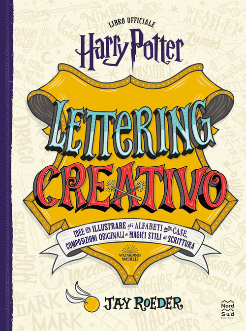 Cover of Harry Potter. Lettering creativo