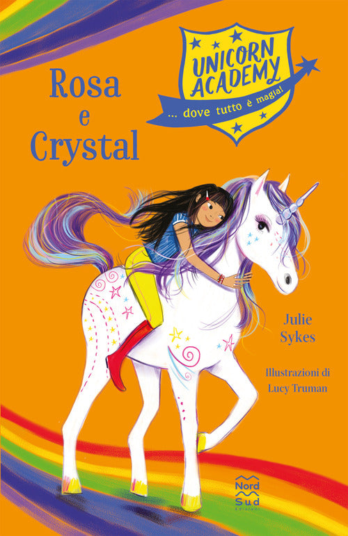 Cover of Rosa e Crystal. Unicorn Academy