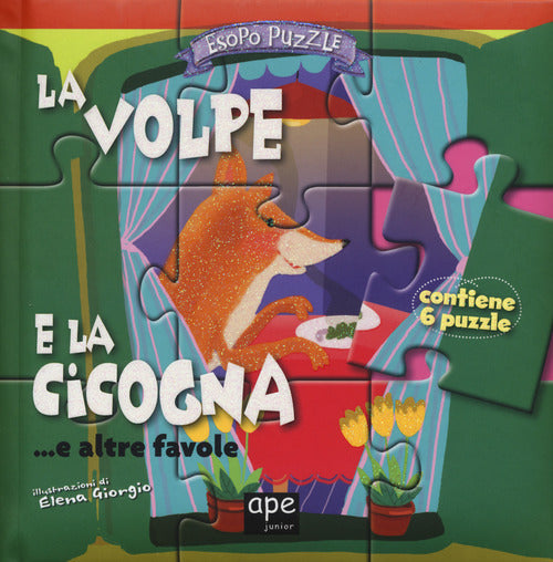 Cover of La volpe e la cicogna... e altre favole. Esopo puzzle