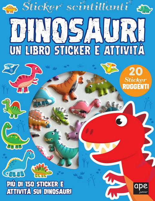 Cover of Dinosauri. Sticker 3D. Con adesivi