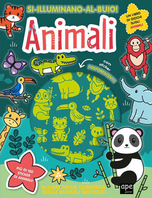 Cover of Animali. Si illuminano al buio!