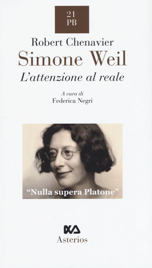 Cover of Simone Weil. L'attenzione al reale