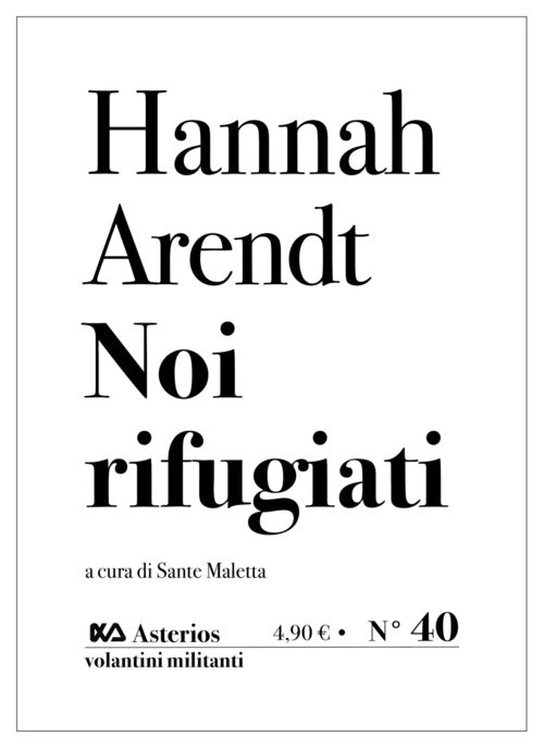 Cover of Noi rifugiati