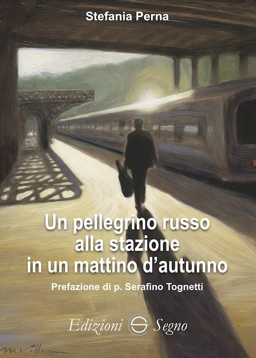 Cover of pellegrino russo alla stazione in un mattino d'autunno