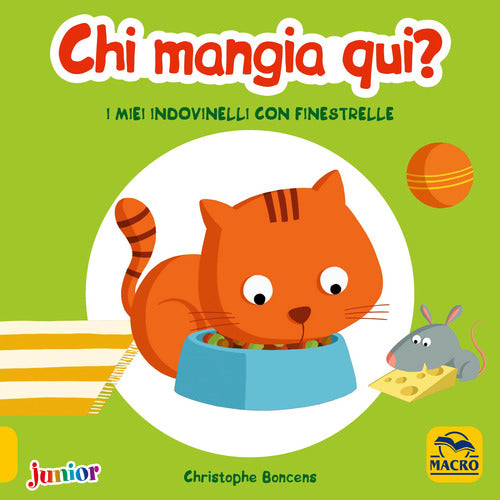Cover of Chi mangia qui! I miei indovinelli con finestrelle