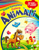 Cover of Gioca completa e colora gli animali