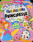 Cover of Fantastiche principesse. Colora e gioca stickers
