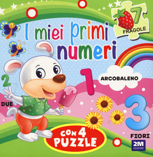 Cover of miei primi numeri. Libro puzzle
