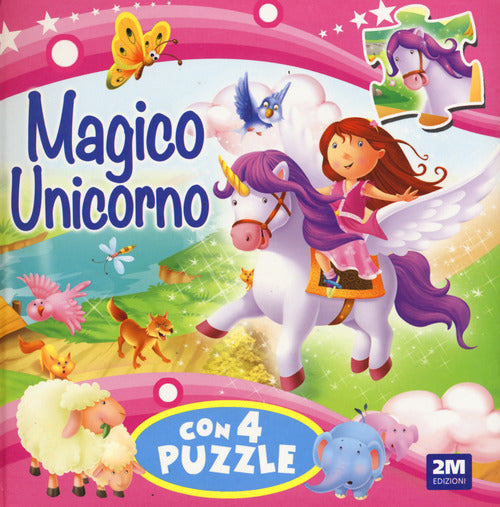 Cover of Magico unicorno. Libro puzzle