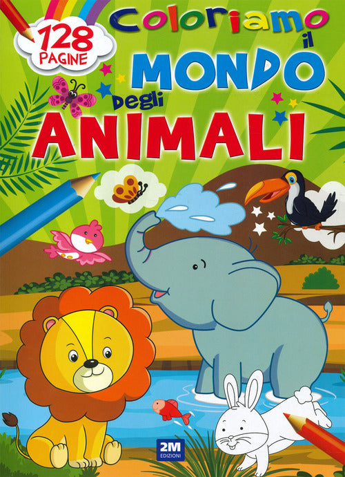 Cover of Coloriamo il mondo degli animali