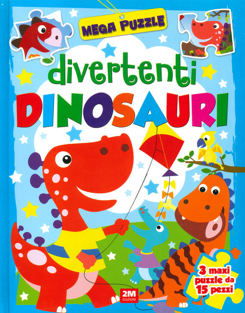 Cover of Divertenti dinosauri. Mega puzzle