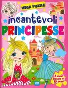 Cover of Incantevoli principesse. Mega puzzle