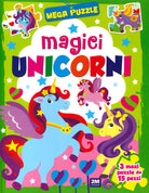 Cover of Magici unicorni. Mega puzzle