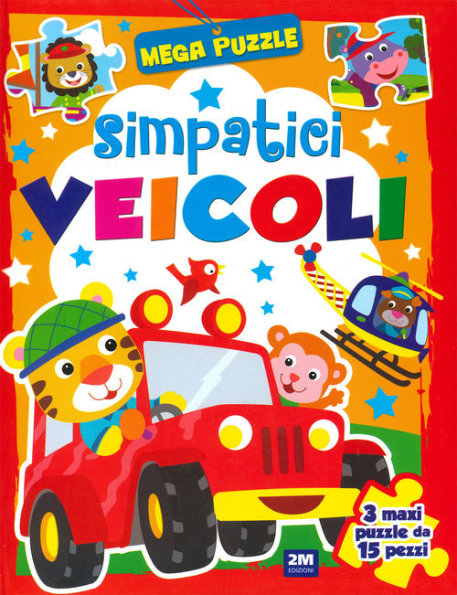 Cover of Simpatici veicoli. Mega puzzle