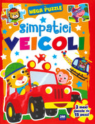 Cover of Simpatici veicoli. Mega puzzle