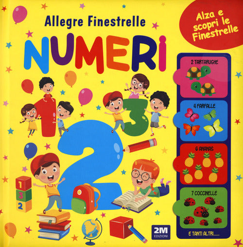 Numeri. Allegre finestrelle. Board books
