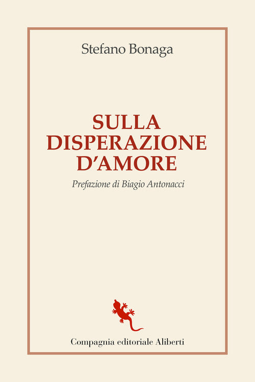 Cover of Sulla disperazione d'amore