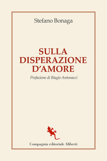 Cover of Sulla disperazione d'amore