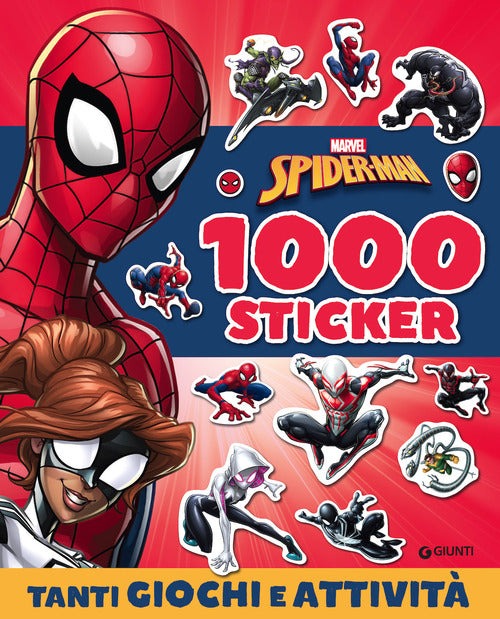 Cover of Spiderman. 1000 stickers. Tanti giochi e attività. Con adesivi