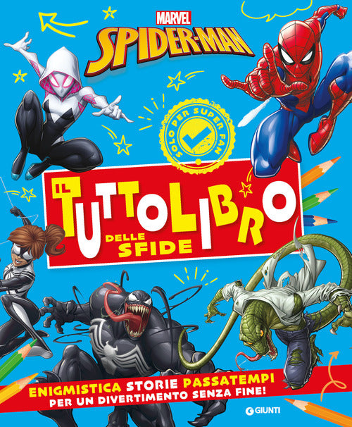 Cover of Spiderman. Il tuttolibro delle sfide