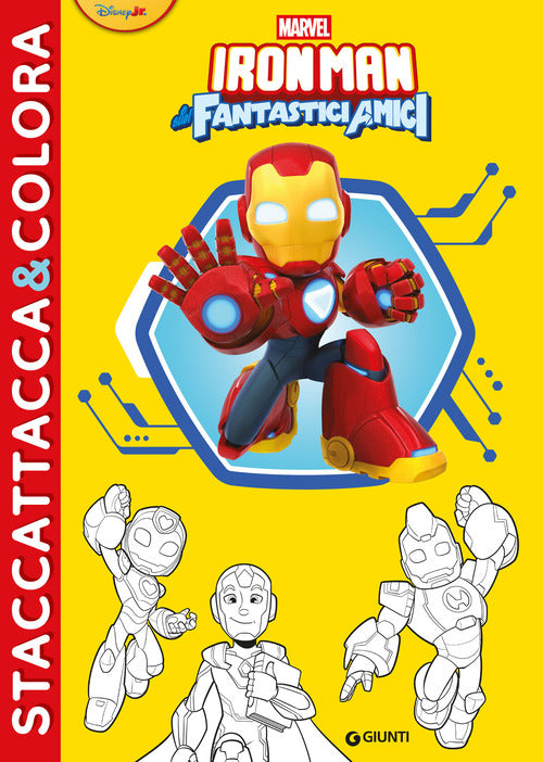 Iron Man e i suoi fantastici amici. Staccattacca&colora. Con adesivi