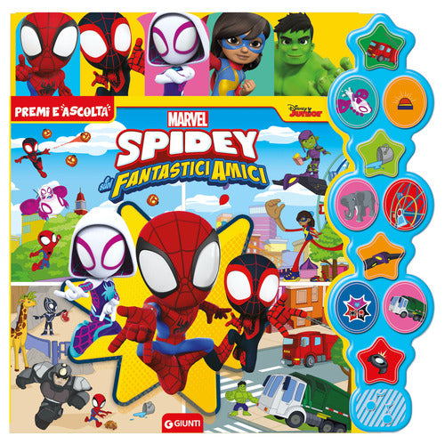 Cover of Spidey e i suoi fantastici amici. Premi e ascolta