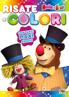 Cover of Risate a colori! Masha e Orso. Sticker & color. Con adesivi