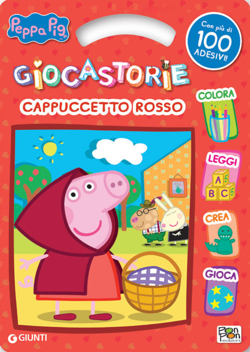 Cover of Cappuccetto rosso. Peppa pig. Activity book. Con adesivi