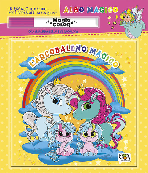 Cover of arcobaleno magico. Albo magico.