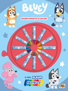Cover of Divertimento a colori! Il mio album pastello. Bluey