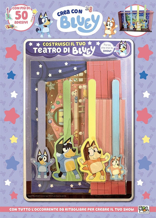 Cover of Costruisci il tuo teatro di Bluey. Crea con Bluey