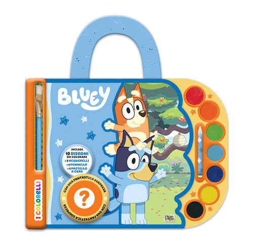 Bluey. Valigetta acquerelli. I colorelli