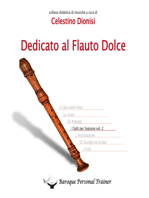 Cover of Dedicato al flauto dolce. I salti per soprano