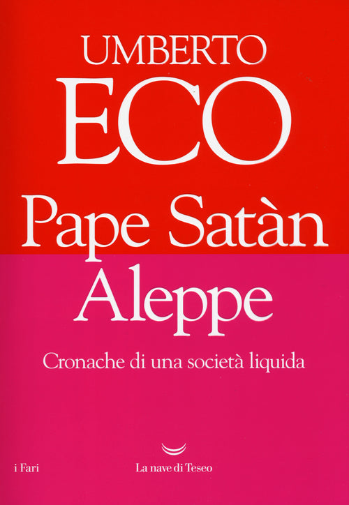 Cover of Pape Satàn Aleppe. Cronache di una società liquida