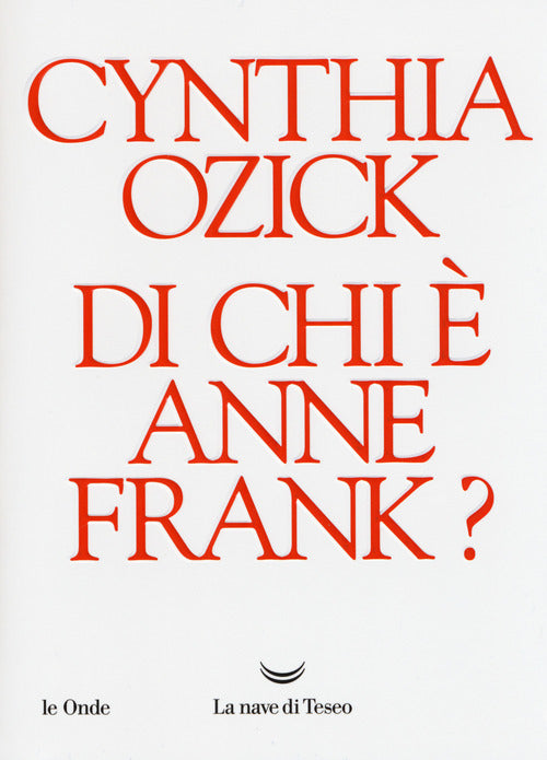 Cover of Di chi è Anne Frank?