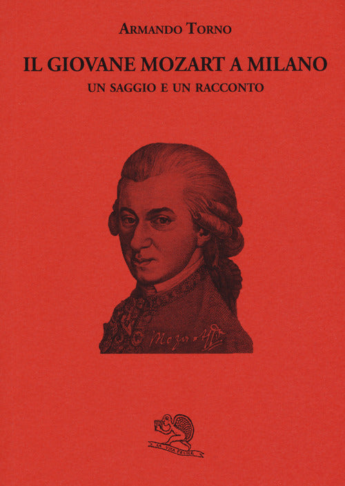 Cover of giovane Mozart a Milano. Un saggio e un racconto