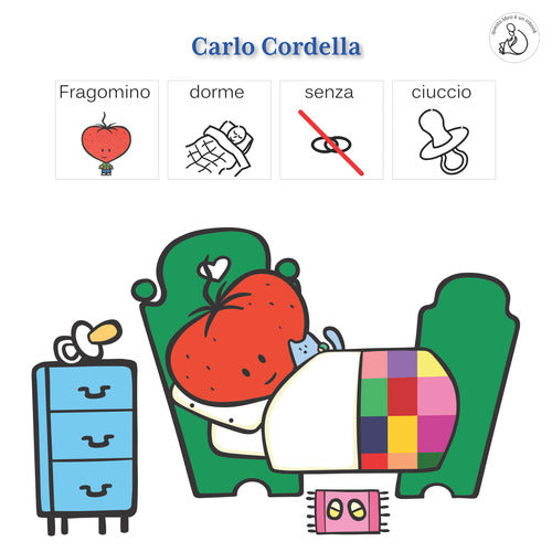 Cover of Fragomino dorme senza ciuccio. InBook