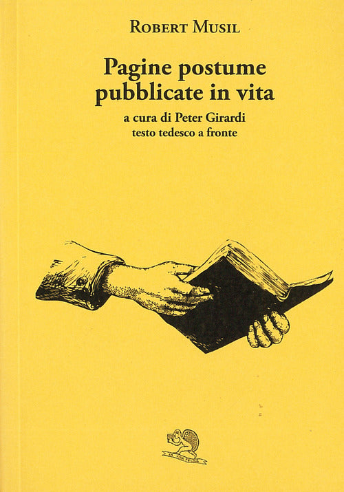 Cover of Pagine postume pubblicate in vita. Testo tedesco a fronte
